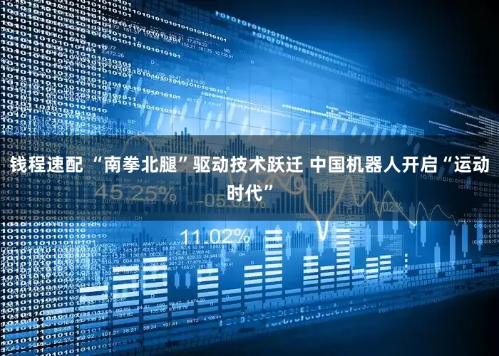 钱程速配 “南拳北腿”驱动技术跃迁 中国机器人开启“运动时代”